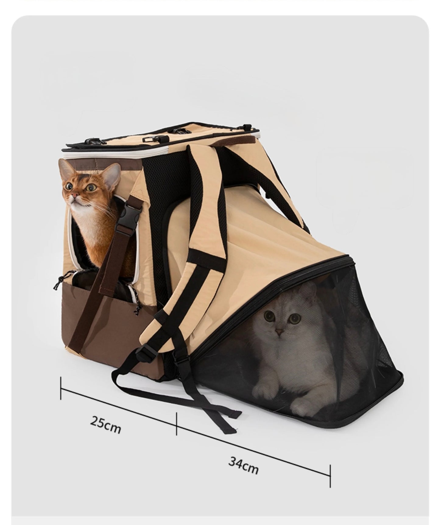 HiDREAM Tent-Style Pet Backpack
