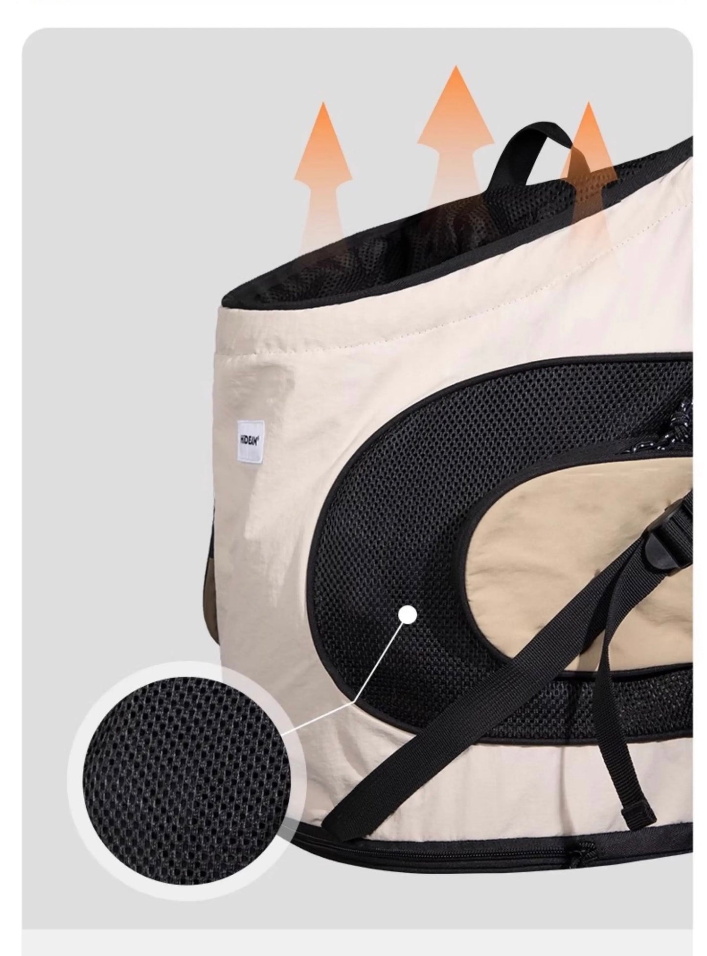 HiDREAM Front-Style Pet Carry Tote Bag