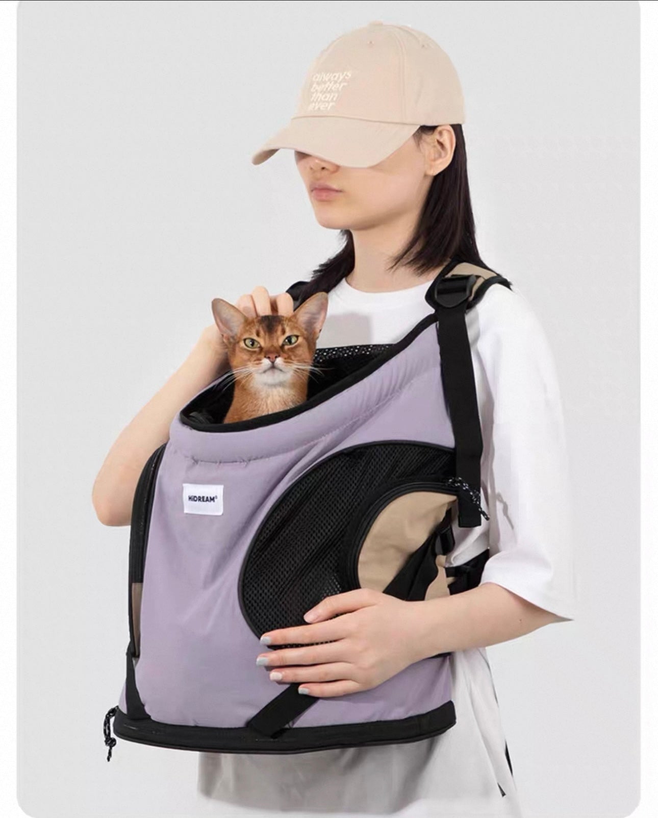 HiDREAM Front-Style Pet Carry Tote Bag