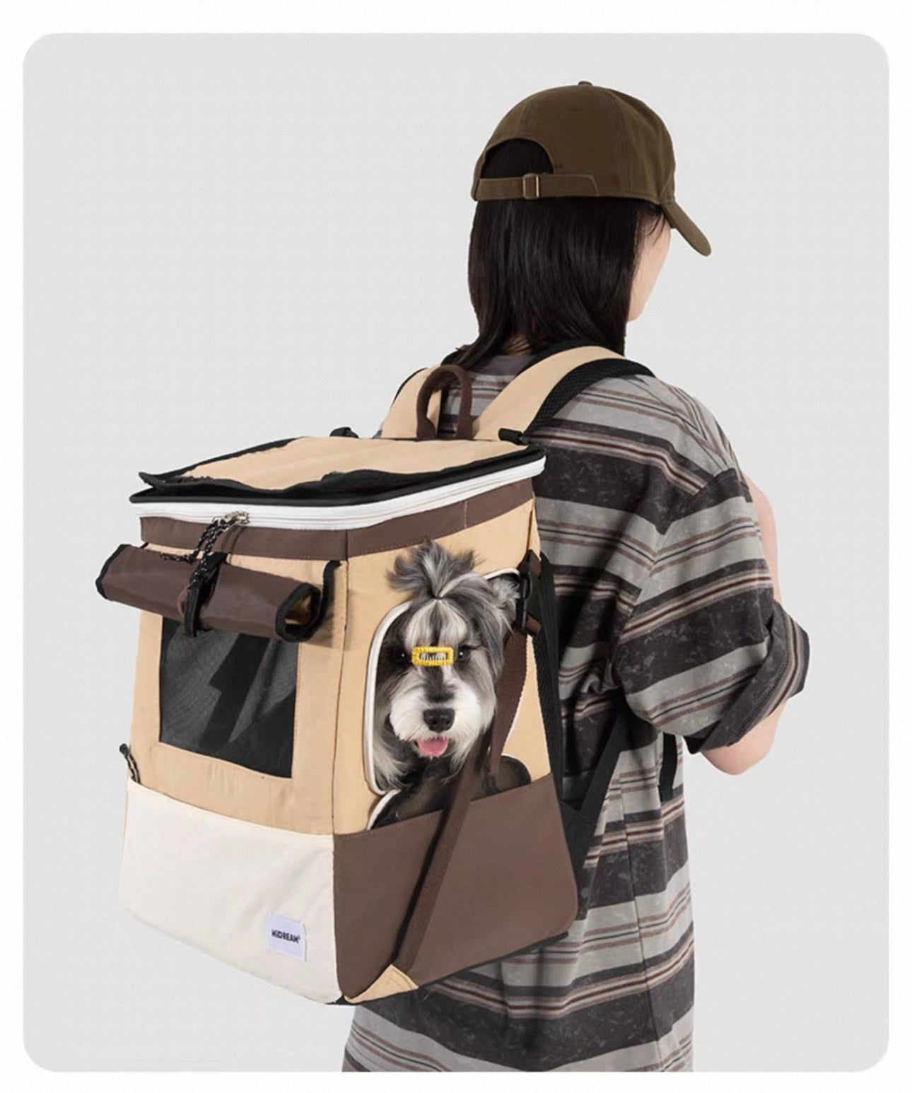 HiDREAM Tent-Style Pet Backpack