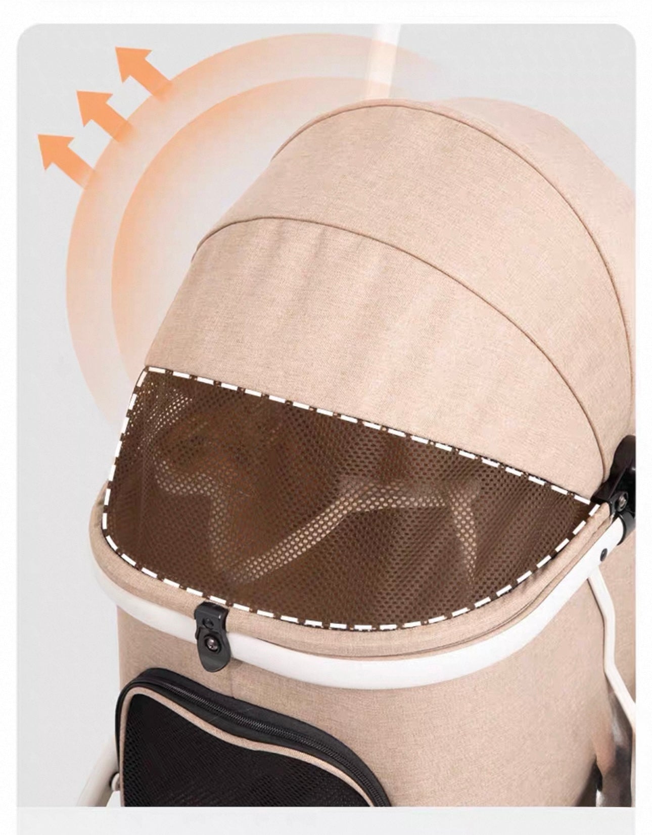 HiDREAM Lightweight Pet Stroller With One-Touch Fold