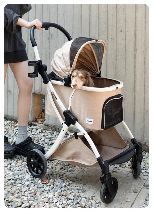 HiDREAM Lightweight Pet Stroller With One-Touch Fold