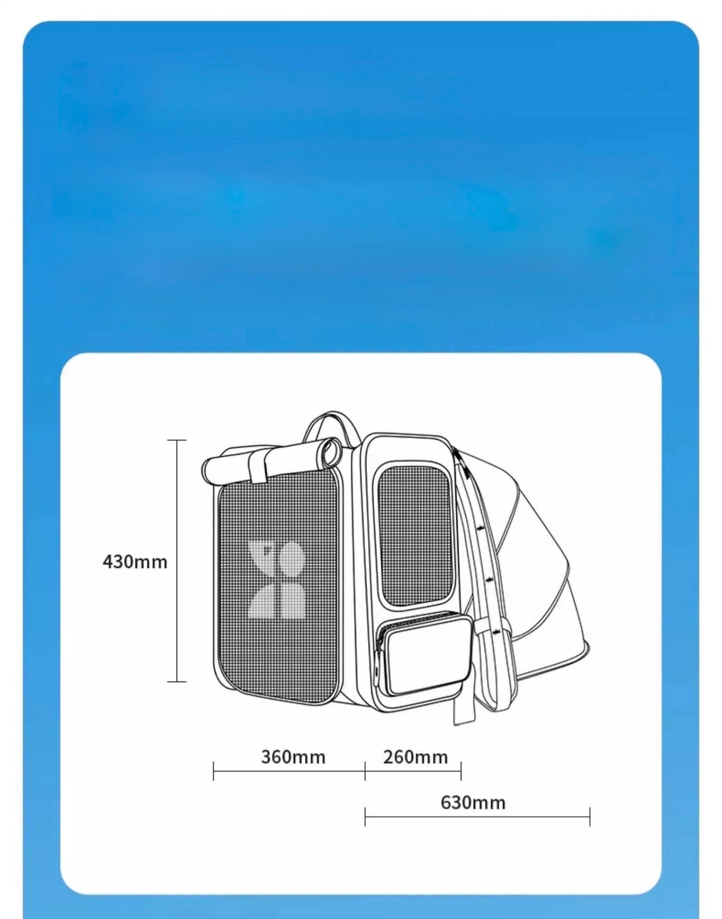 HiDREAM Pet Travel Backpack