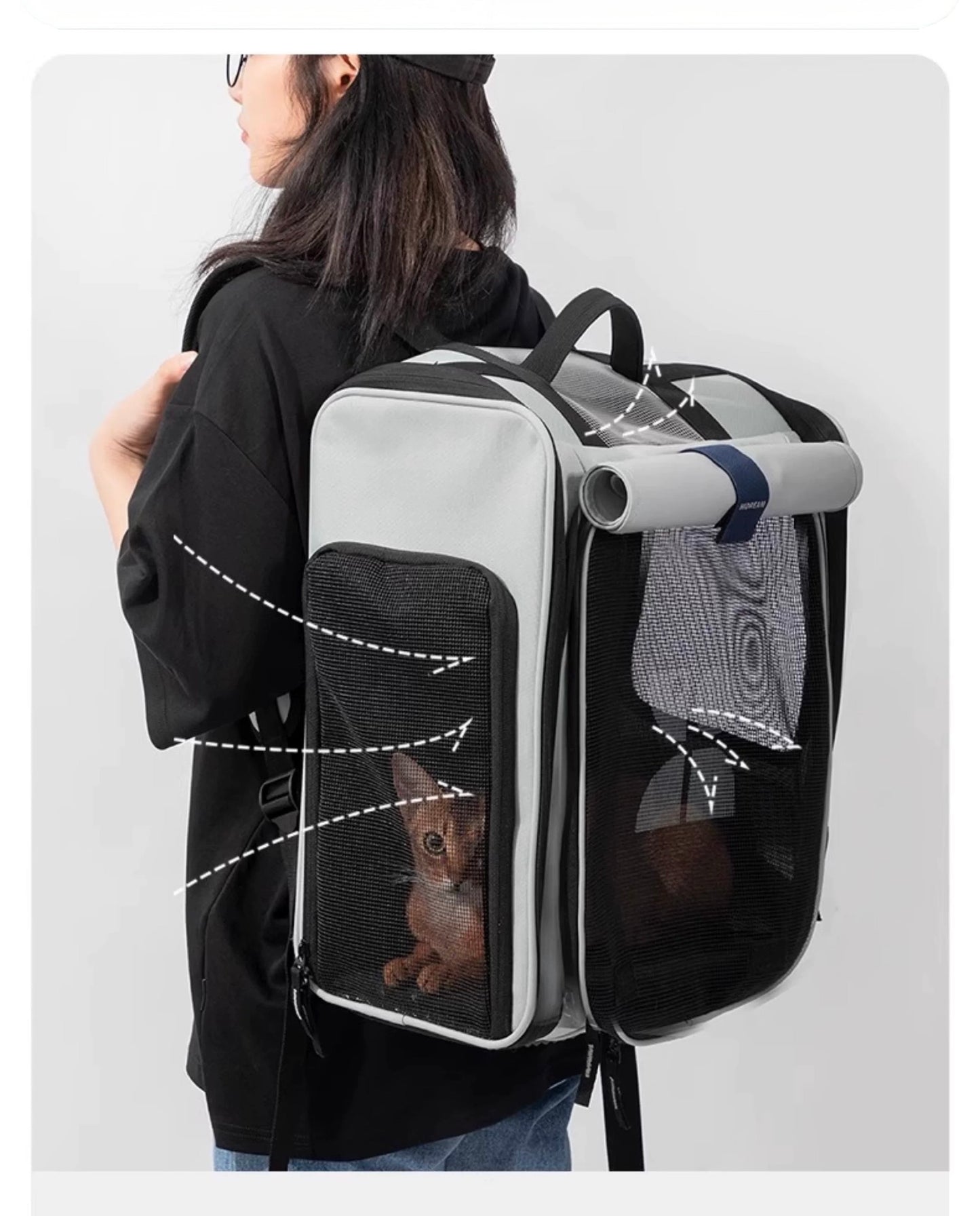 HiDREAM Pet Travel Backpack